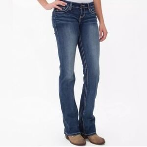 BKE -- Sabrina Stretch Low Rise Bootcut Denim Jeans 28L